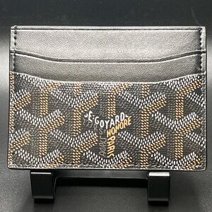 Goyard Card Holder Black